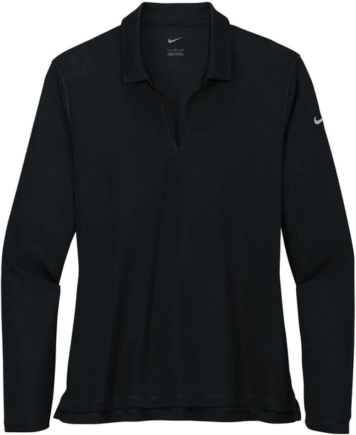Nike Ladies Dri-FIT Micro Pique 2.0 Long Sleeve Polo
