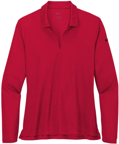 Nike Ladies Dri-FIT Micro Pique 2.0 Long Sleeve Polo