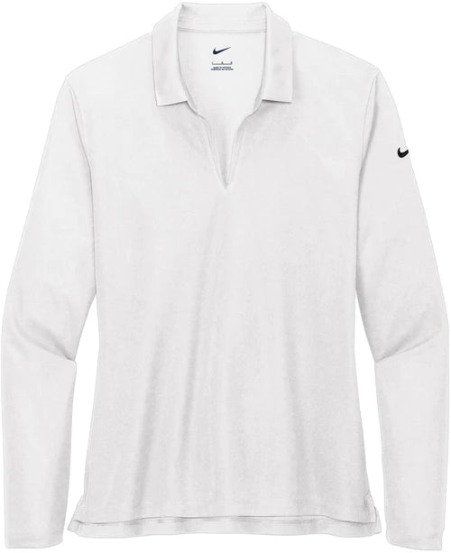 Nike Ladies Dri-FIT Micro Pique 2.0 Long Sleeve Polo