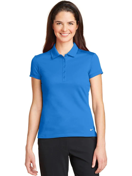 Nike Ladies Dri-FIT Solid Icon Pique Modern Fit Polo