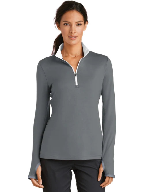Nike Ladies Dri-FIT Stretch 1/2-Zip Cover-Up