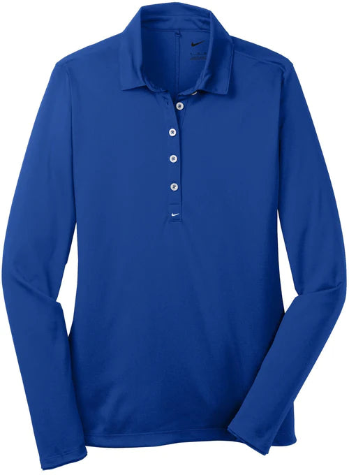 Nike Ladies Long Sleeve Dri-FIT Stretch Tech Polo