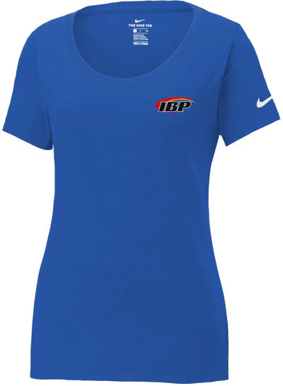 Nike Ladies Dri-FIT Cotton/Poly Scoop Neck Tee