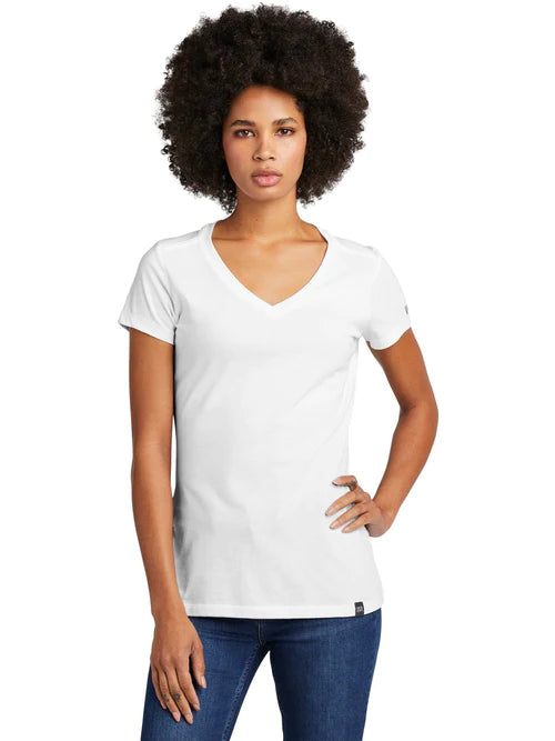 New Era Ladies Heritage Blend V-Neck Tee