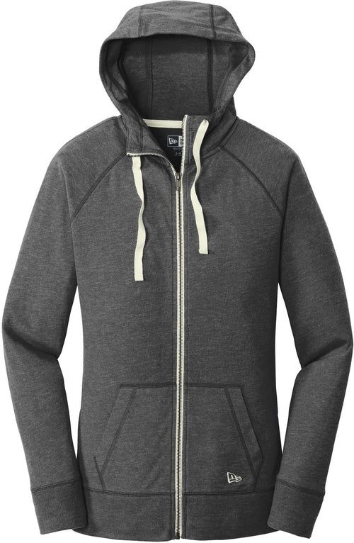 New Era Women's Sueded Cotton Blend Full-Zip Hoodie