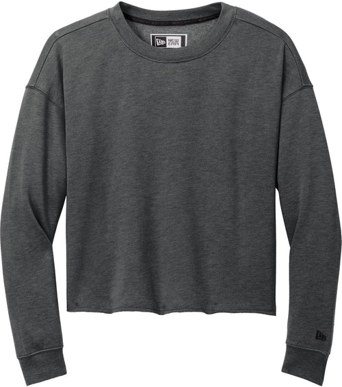 New Era Ladies Tri-Blend Fleece Crop Crew