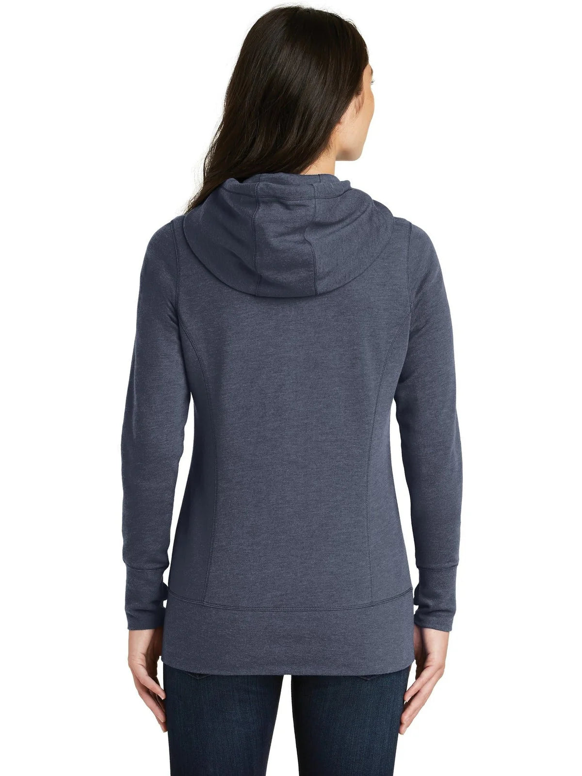 New Era Women's Tri-Blend Fleece Full-Zip Hoodie