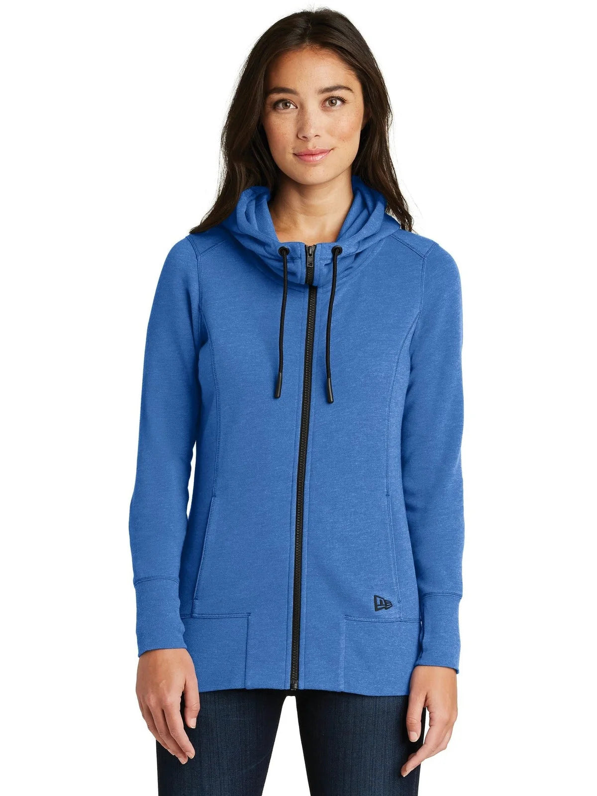 New Era Women's Tri-Blend Fleece Full-Zip Hoodie