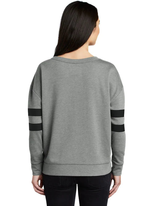 New Era Ladies Tri-Blend Fleece Varsity Crew