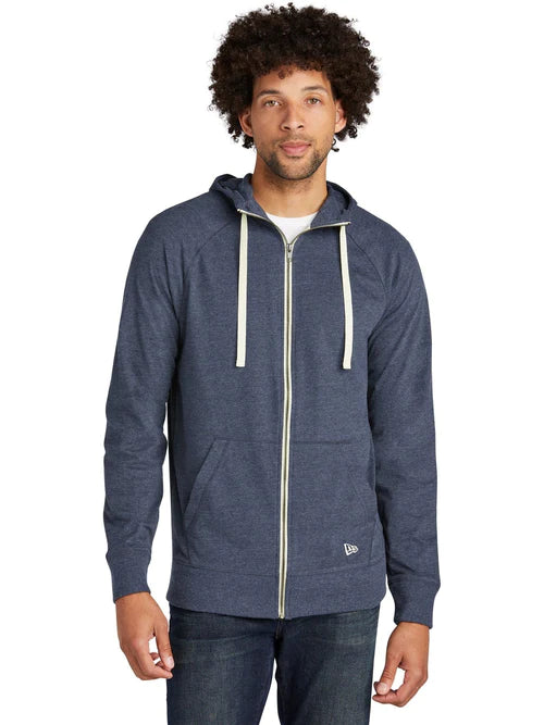 New Era Sueded Cotton Blend Full-Zip Hoodie