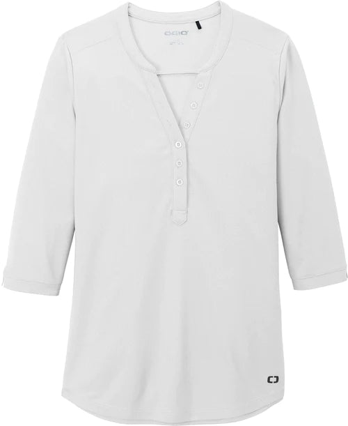 OGIO Ladies Jewel Henley
