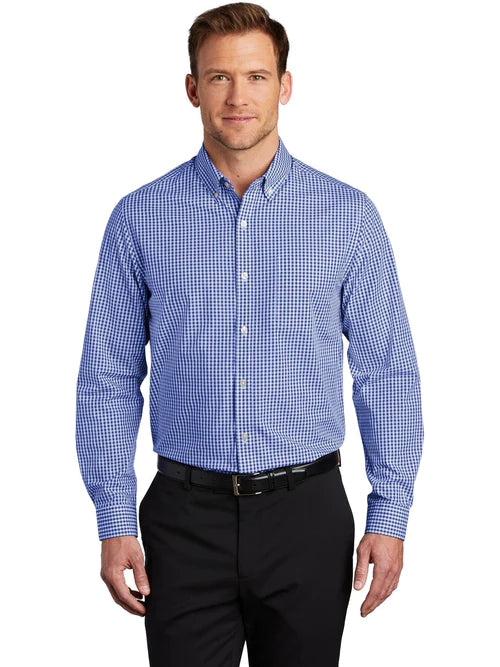 Port Authority Broadcloth Gingham Easy Care Shirt
