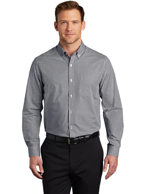 Port Authority Broadcloth Gingham Easy Care Shirt