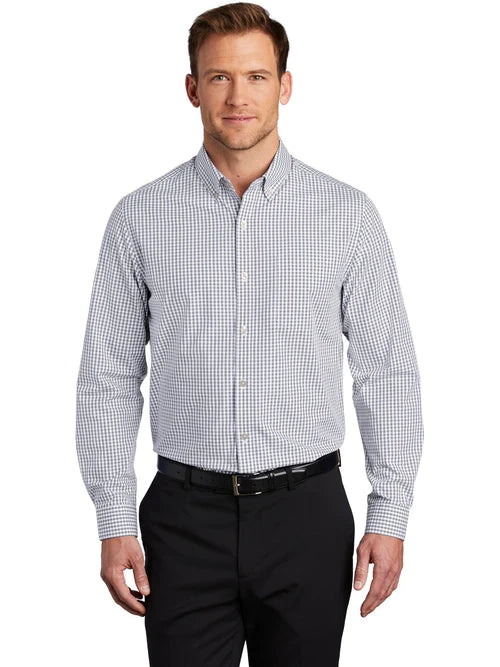 Port Authority Broadcloth Gingham Easy Care Shirt