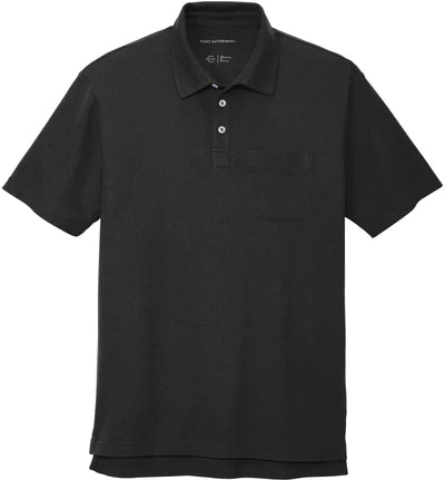 Port Authority C-FREE Cotton Blend Pique Pocket Polo