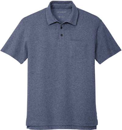 Port Authority C-FREE Cotton Blend Pique Pocket Polo
