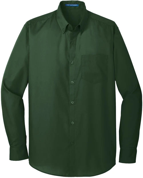 Port Authority Long Sleeve Carefree Poplin Shirt