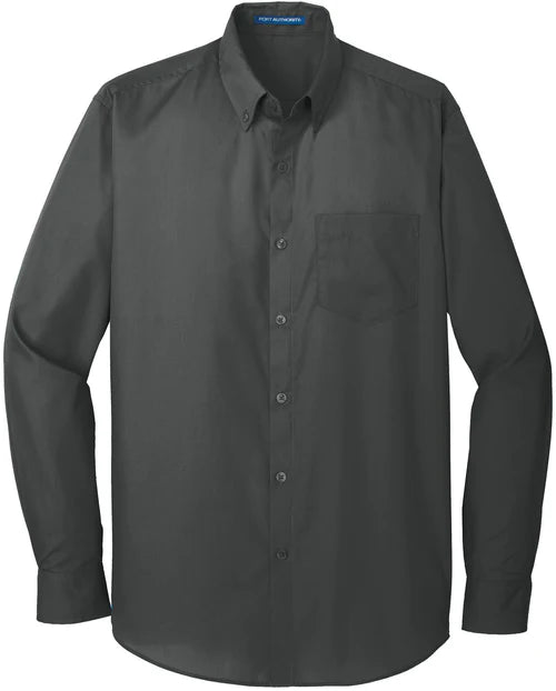 Port Authority Long Sleeve Carefree Poplin Shirt