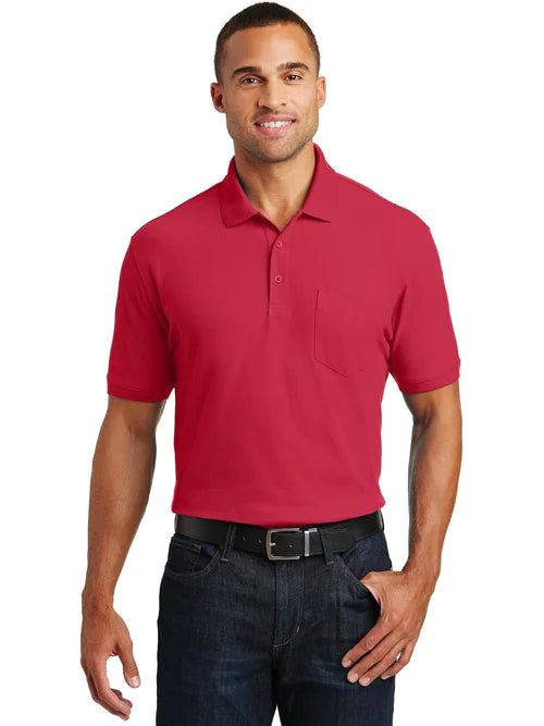 Port Authority Core Classic Pique Pocket Polo