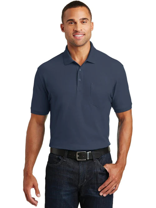 Port Authority Core Classic Pique Pocket Polo