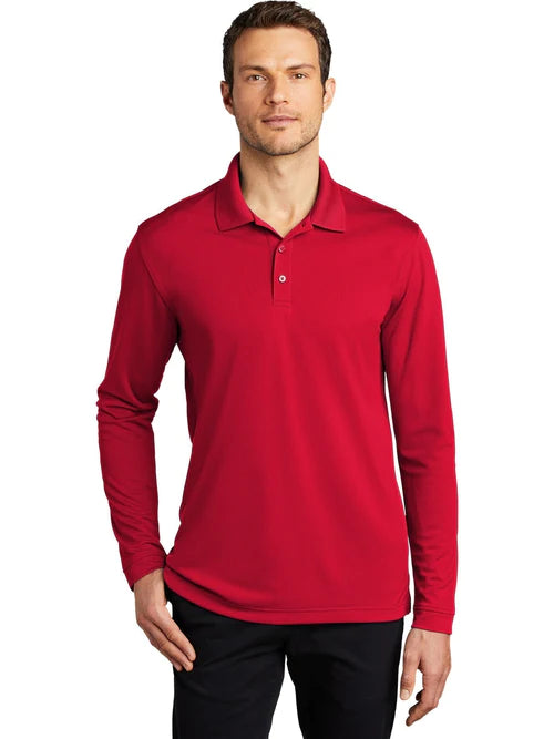 Port Authority Dry Zone UV Micro-Mesh Long Sleeve Polo