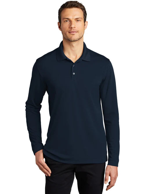 Port Authority Dry Zone UV Micro-Mesh Long Sleeve Polo