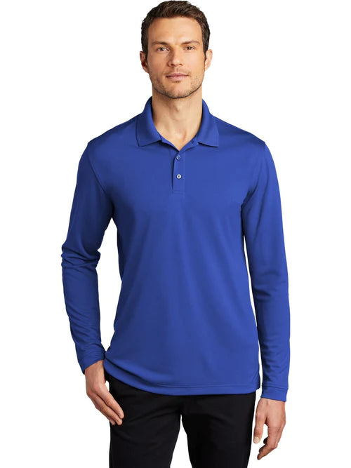 Port Authority Dry Zone UV Micro-Mesh Long Sleeve Polo