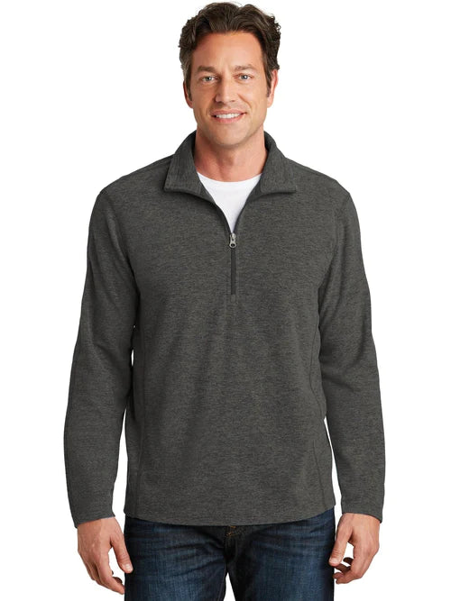 Port Authority Heather Microfleece 1/2-Zip Pullover