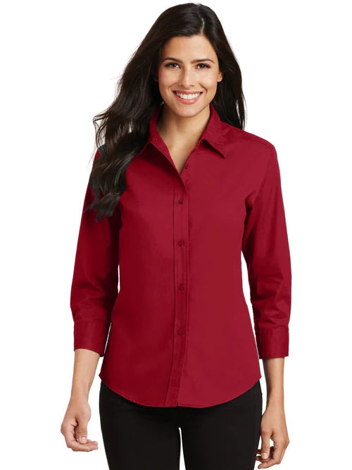 Port Authority Ladies 3/4-Sleeve Easy Care Shirt