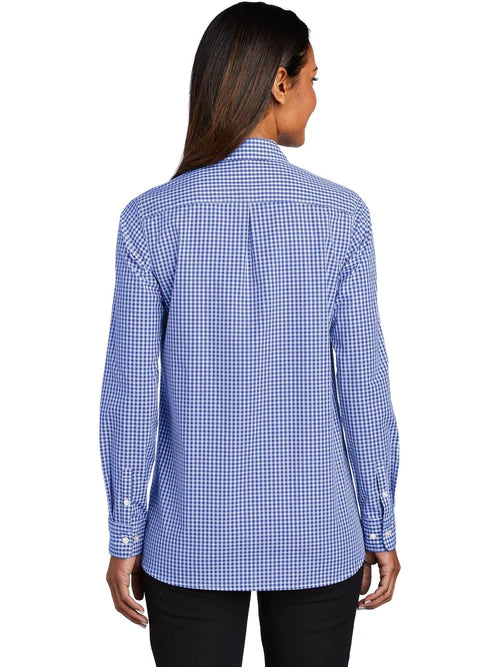 Port Authority Ladies Broadcloth Gingham Easy Care Shirt