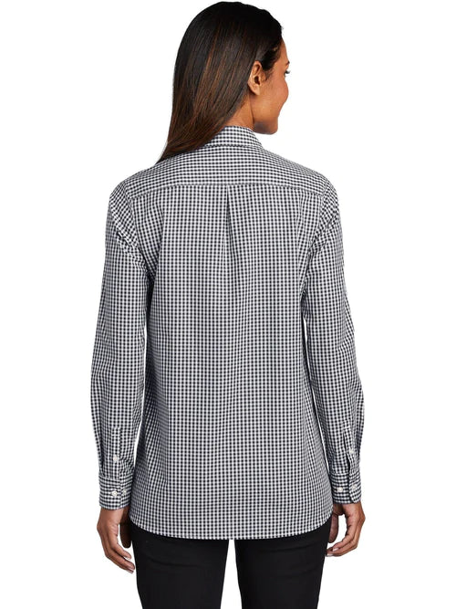 Port Authority Ladies Broadcloth Gingham Easy Care Shirt