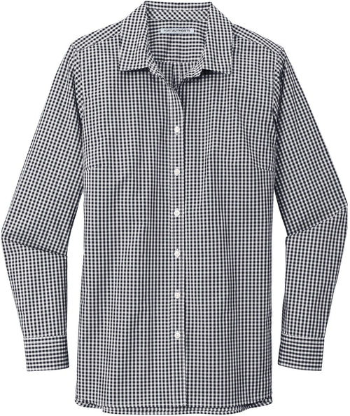 Port Authority Ladies Broadcloth Gingham Easy Care Shirt