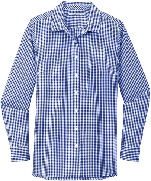 Port Authority Ladies Broadcloth Gingham Easy Care Shirt