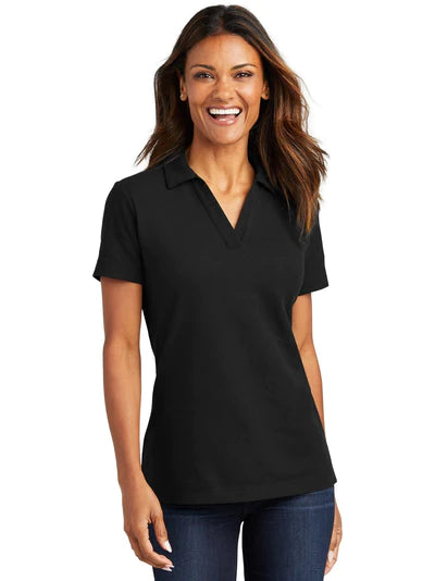 Port Authority Ladies C-FREE Cotton Blend Pique Polo