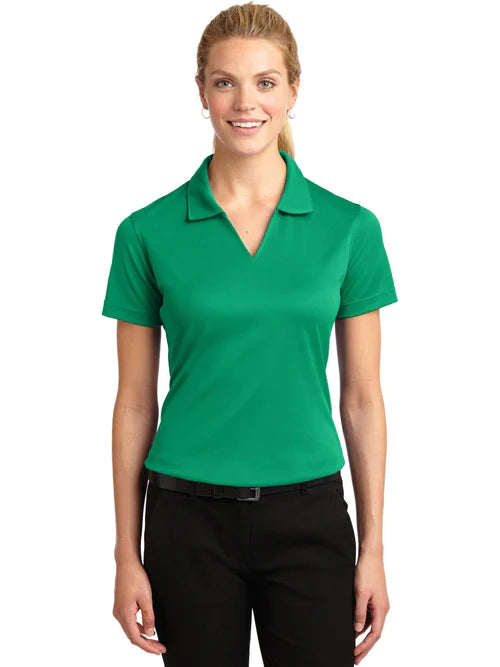 Sport-Tek Ladies Dri-Mesh V-Neck Polo