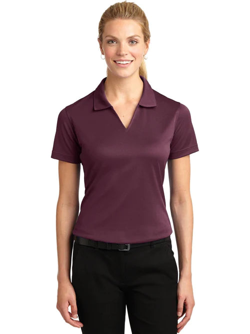 Sport-Tek Ladies Dri-Mesh V-Neck Polo