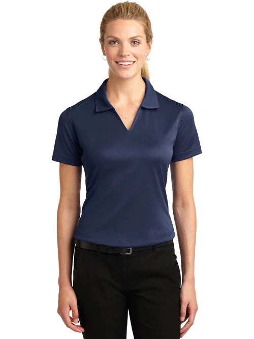 Sport-Tek Ladies Dri-Mesh V-Neck Polo