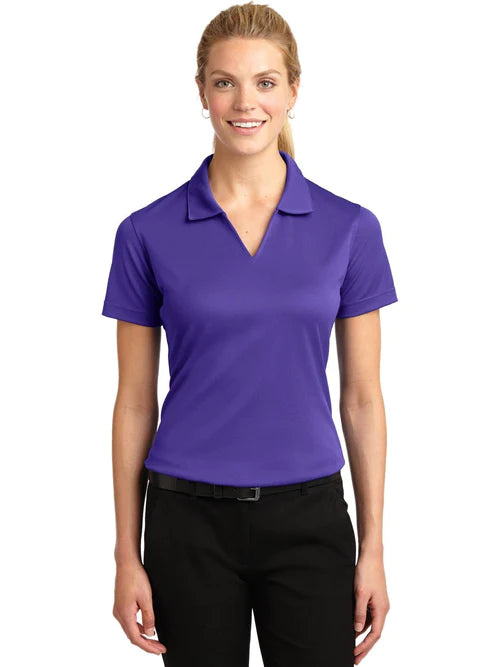 Sport-Tek Ladies Dri-Mesh V-Neck Polo