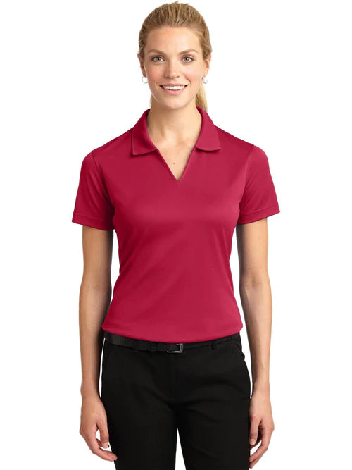 Sport-Tek Ladies Dri-Mesh V-Neck Polo