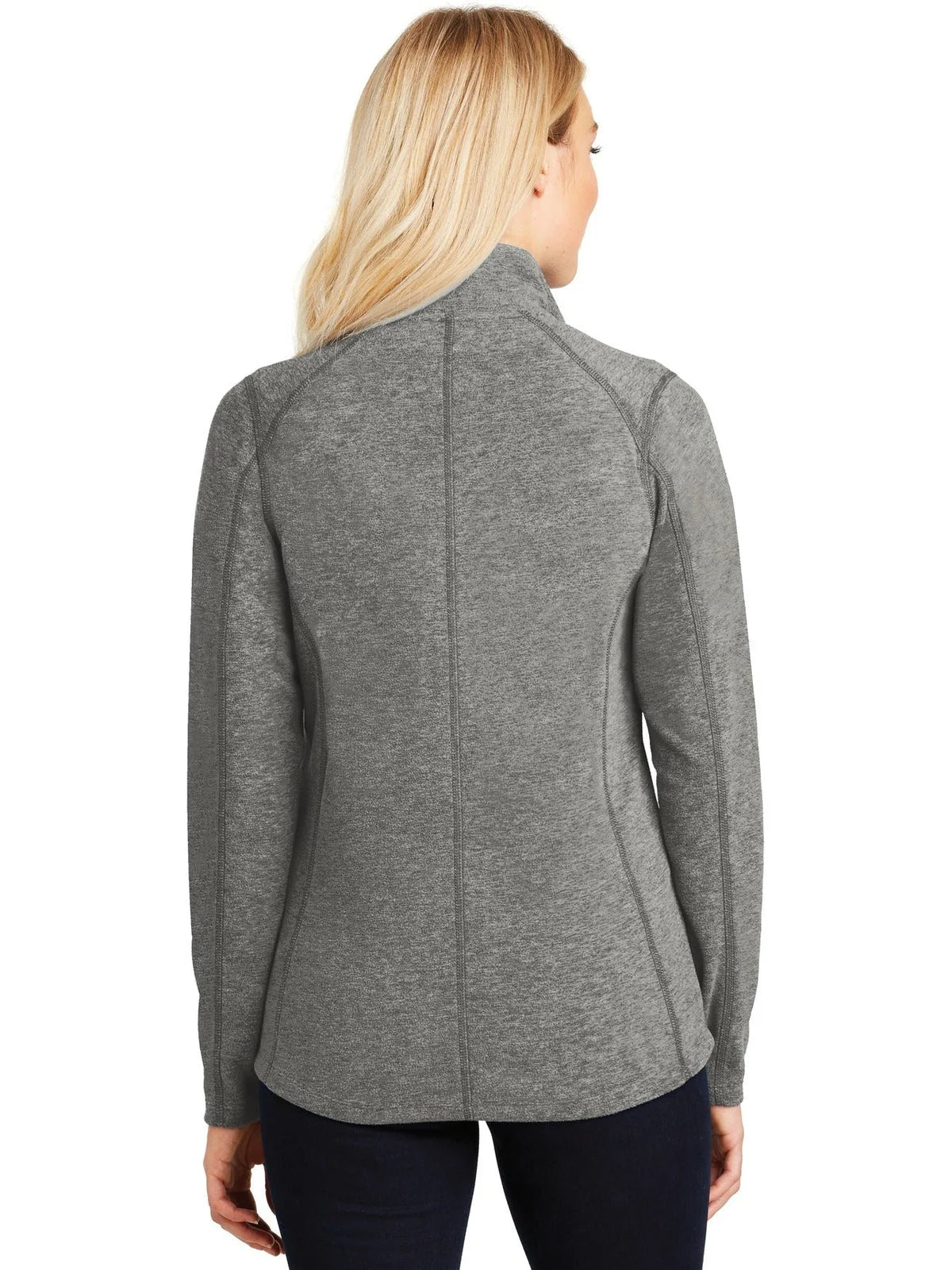 Port Authority Women's Heather Microfleece Full-Zip Jacket
