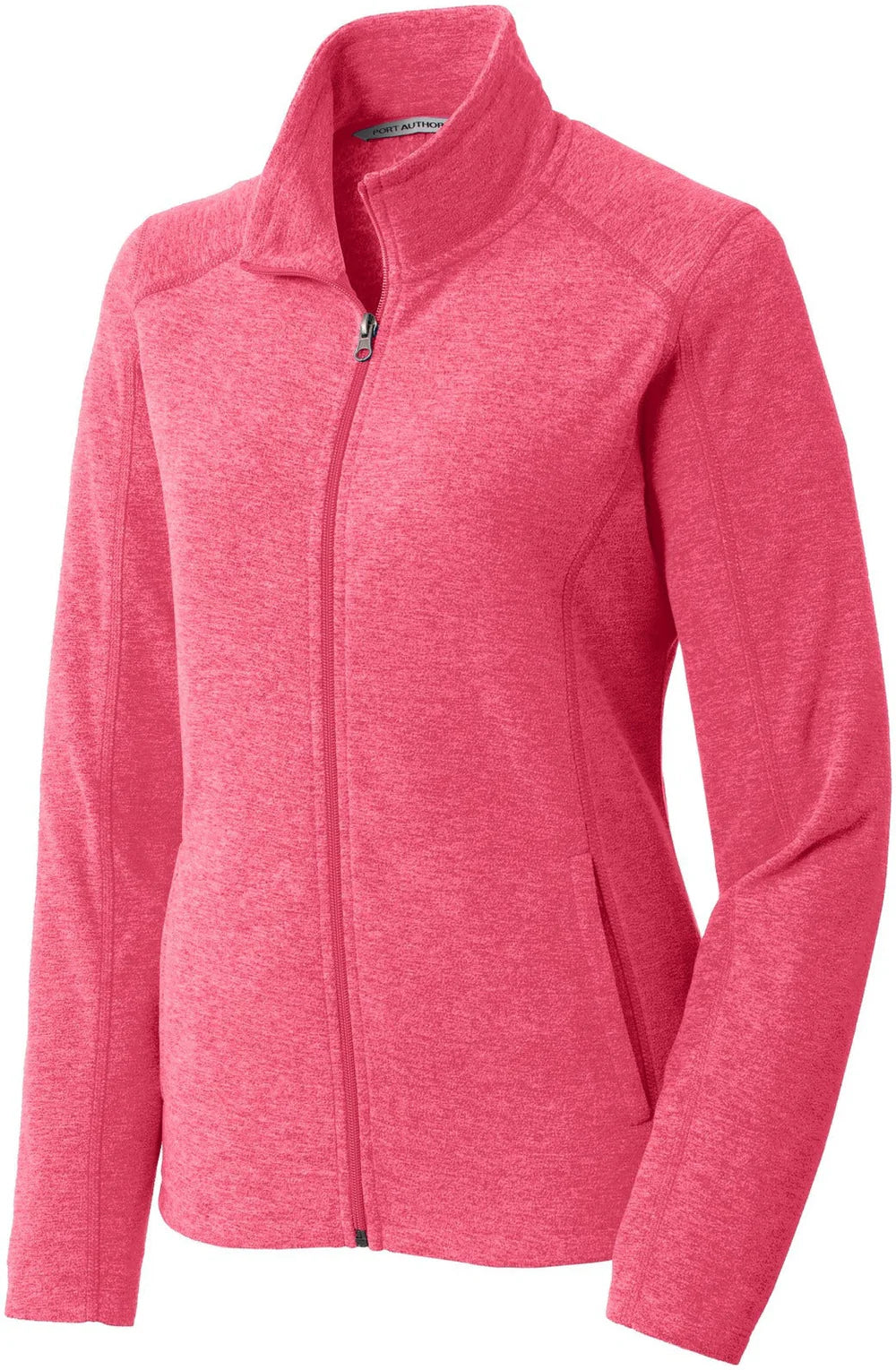 Port Authority Women's Heather Microfleece Full-Zip Jacket
