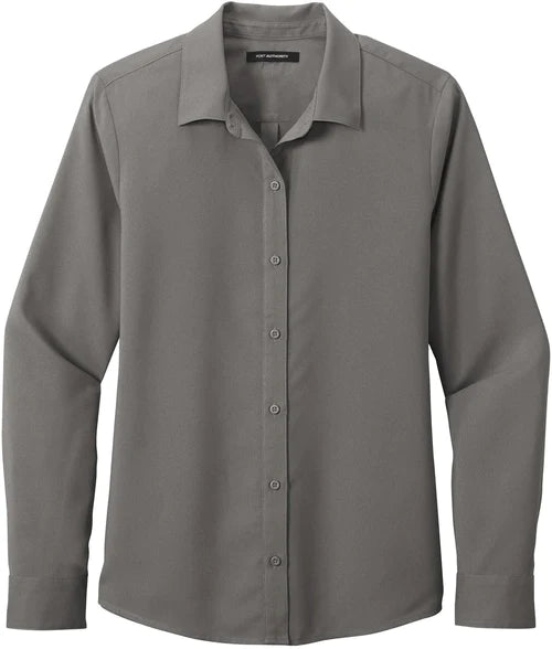 Port Authority Ladies Long Sleeve Performance Staff Shirt
