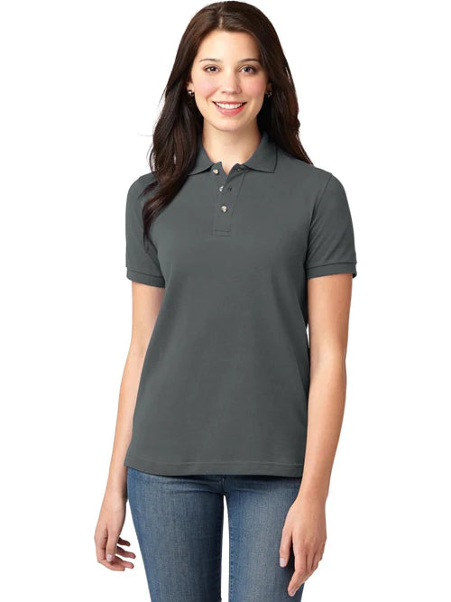 Port Authority Ladies Heavyweight Cotton Pique Polo