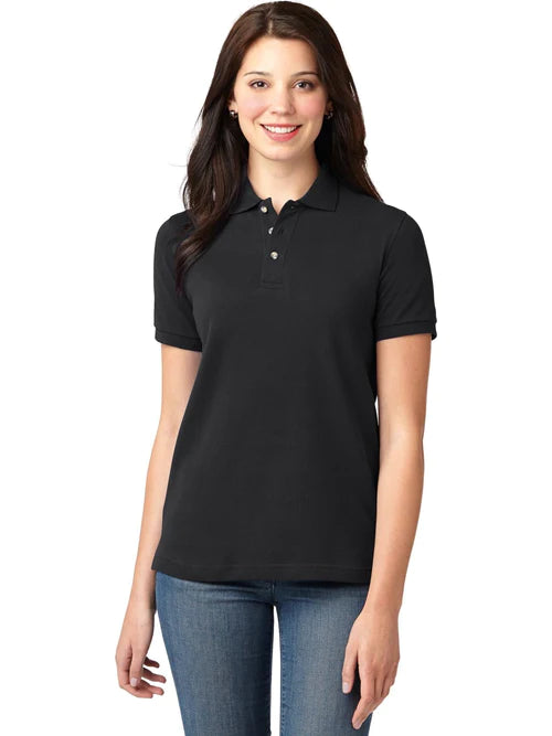 Port Authority Ladies Heavyweight Cotton Pique Polo