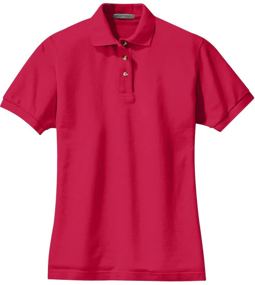 Port Authority Ladies Heavyweight Cotton Pique Polo
