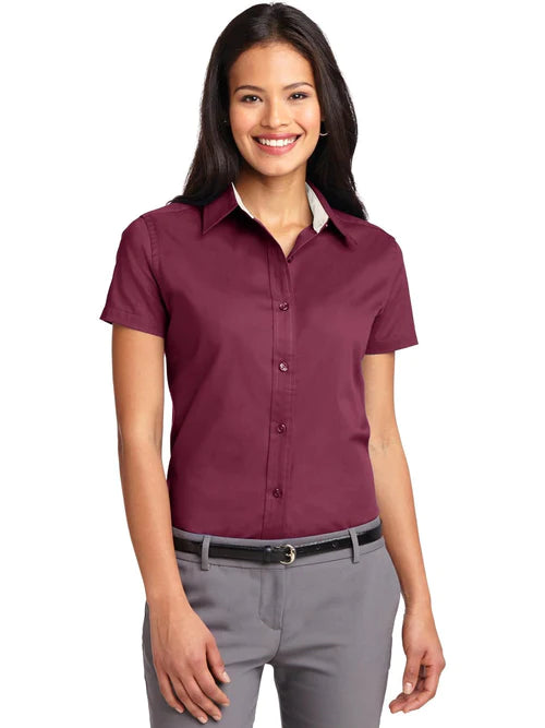 Port Authority Ladies Short Sleeve Easy Care Shirt