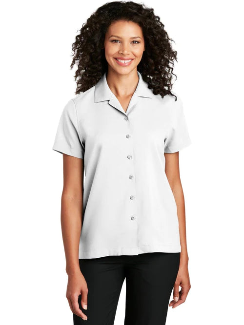 Port Authority Ladies Short Sleeve Performance Staff Shirt