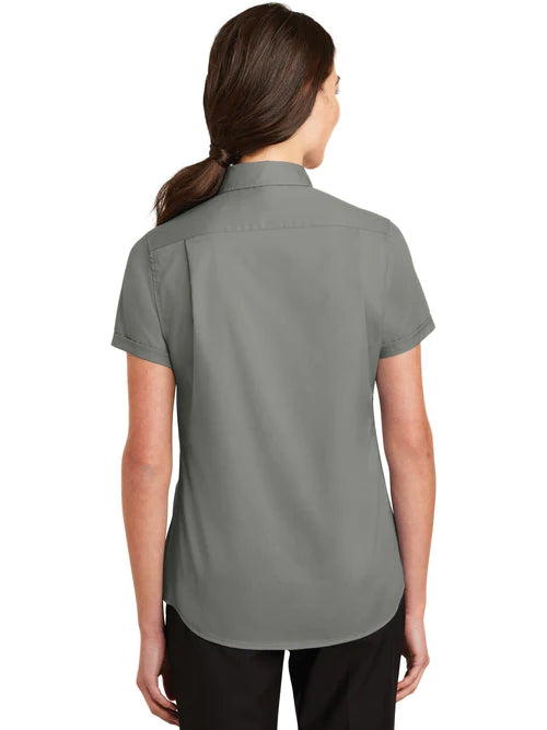 Port Authority Ladies Short Sleeve SuperPro Twill Shirt