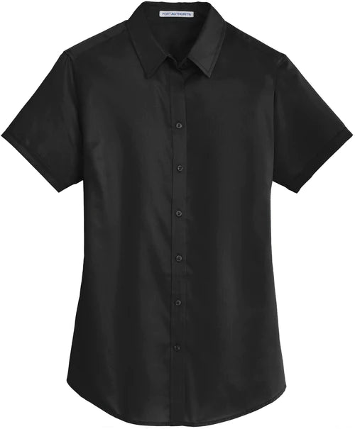 Port Authority Ladies Short Sleeve SuperPro Twill Shirt