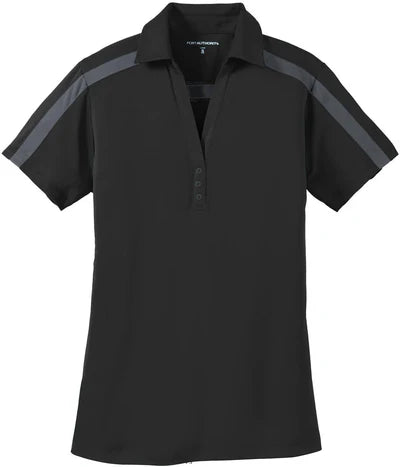 Port Authority Women's Silk Touch Performance Colorblock Stripe Polo
